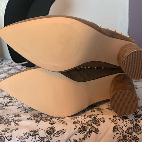 faux suede gold studded over the knee high boots 🤩 - Picture 7 of 7